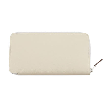 HERMES Azap Long silk in Craie Epsom