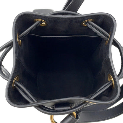 Dior Maxicannage Backpack BlackM3350UHOW_M900 Calf Leather Size Small