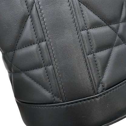 Dior Maxicannage Backpack BlackM3350UHOW_M900 Calf Leather Size Small