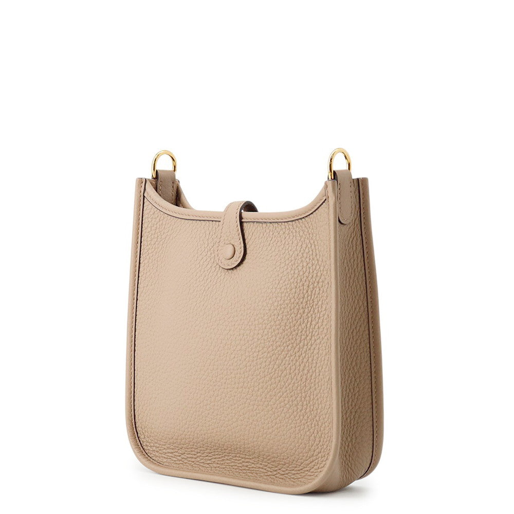 HERMES Evelyne Long Beige Marfa Taurillon Clemence Size TPM