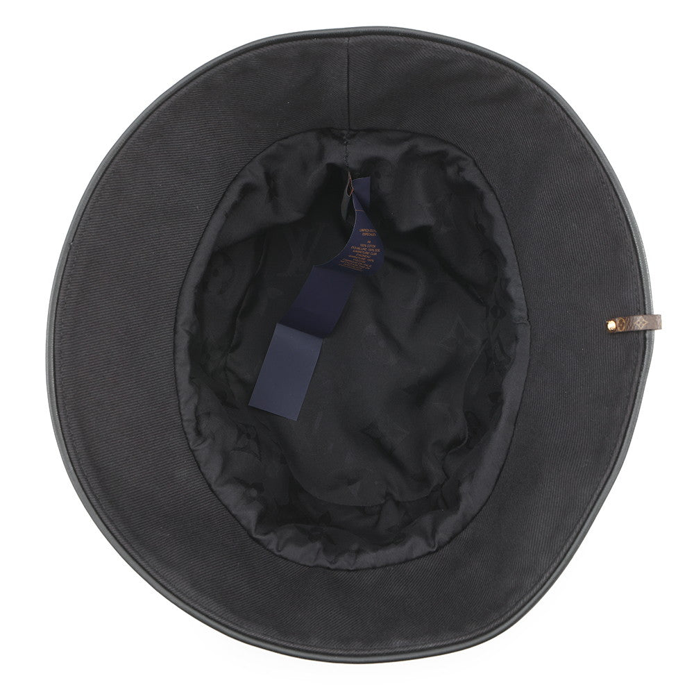 LOUIS VUITTON LV City Bucket Hat Size M NoirM7054M Cotton100%