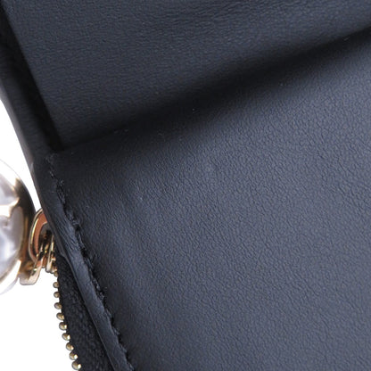 LOUIS VUITTON Portefeuille Lou BlackM81599 Lamb Leather/Monogram・Pattern