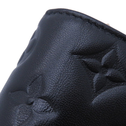 LOUIS VUITTON Portefeuille Lou BlackM81599 Lamb Leather/Monogram・Pattern