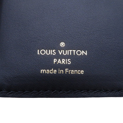 LOUIS VUITTON Portefeuille Lou BlackM81599 Lamb Leather/Monogram・Pattern