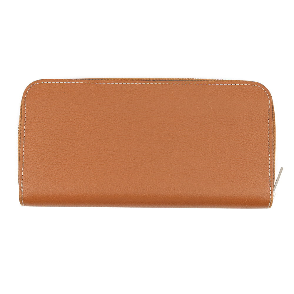 CARTIER C de Cartier Zip Around Long Clothes BrownL3001532 Leather