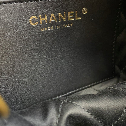CHANEL CHANEL22 ChainShoulder Bag BlackAS3980 Shiny Calf Leather Size Mini