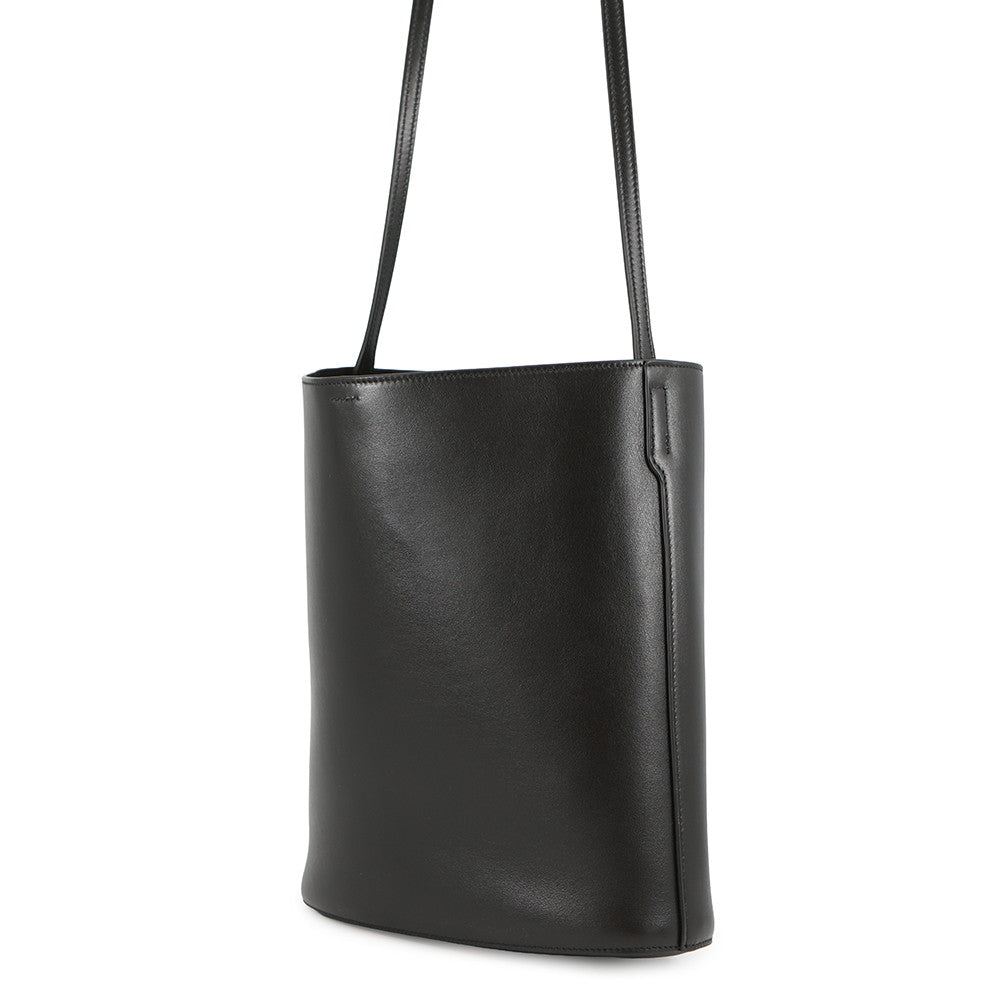 CELINE Triomphe bucket bag Black118293 Calf Leather Size Small