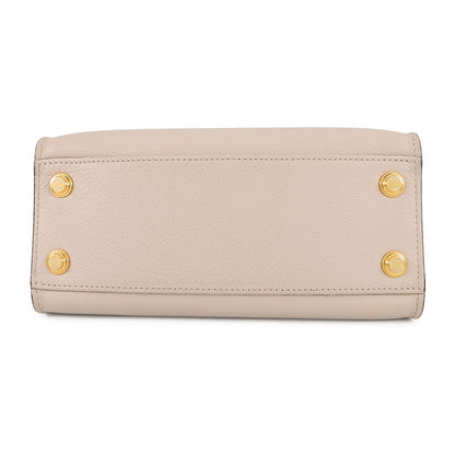 LOUIS VUITTON On My Side Greige/Light BlueM57729 Monogram Calf Leather Size PM