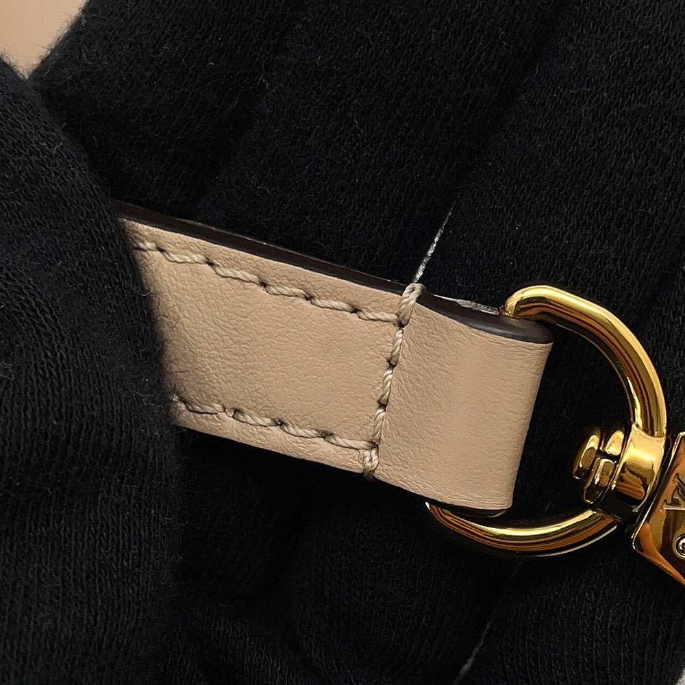 LOUIS VUITTON On My Side Greige/Light BlueM57729 Monogram Calf Leather Size PM