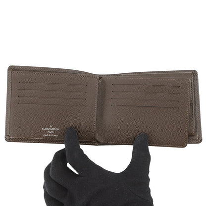 LOUIS VUITTON Portefeuille Florin GrizzlyM31118 Taiga Leather