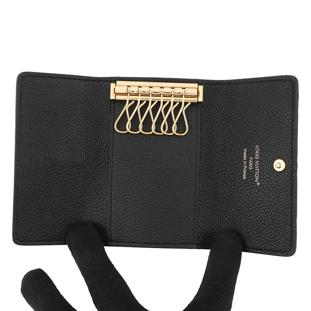 LOUIS VUITTON Multicles6 NoirM64421 Monogram Empreinte Leather
