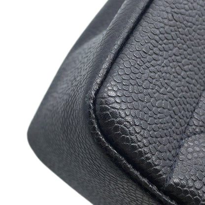 CHANEL Matelasse Diana Single Flap Chainshoulder Bag BlackA01165 Caviar Leather Size 25