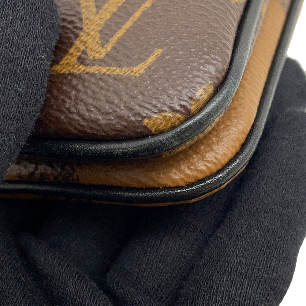LOUIS VUITTON Pochette double zip NoirM69203 Monogram Monogram / Giant Reverse