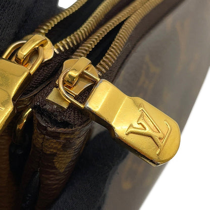 LOUIS VUITTON Pochette double zip NoirM69203 Monogram Monogram / Giant Reverse