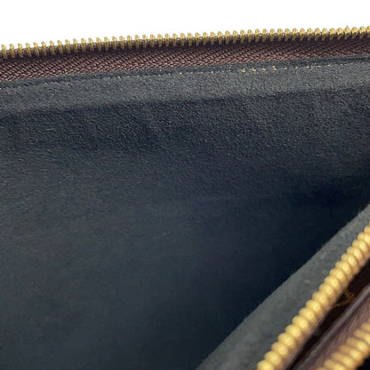 LOUIS VUITTON Pochette double zip NoirM69203 Monogram Monogram / Giant Reverse