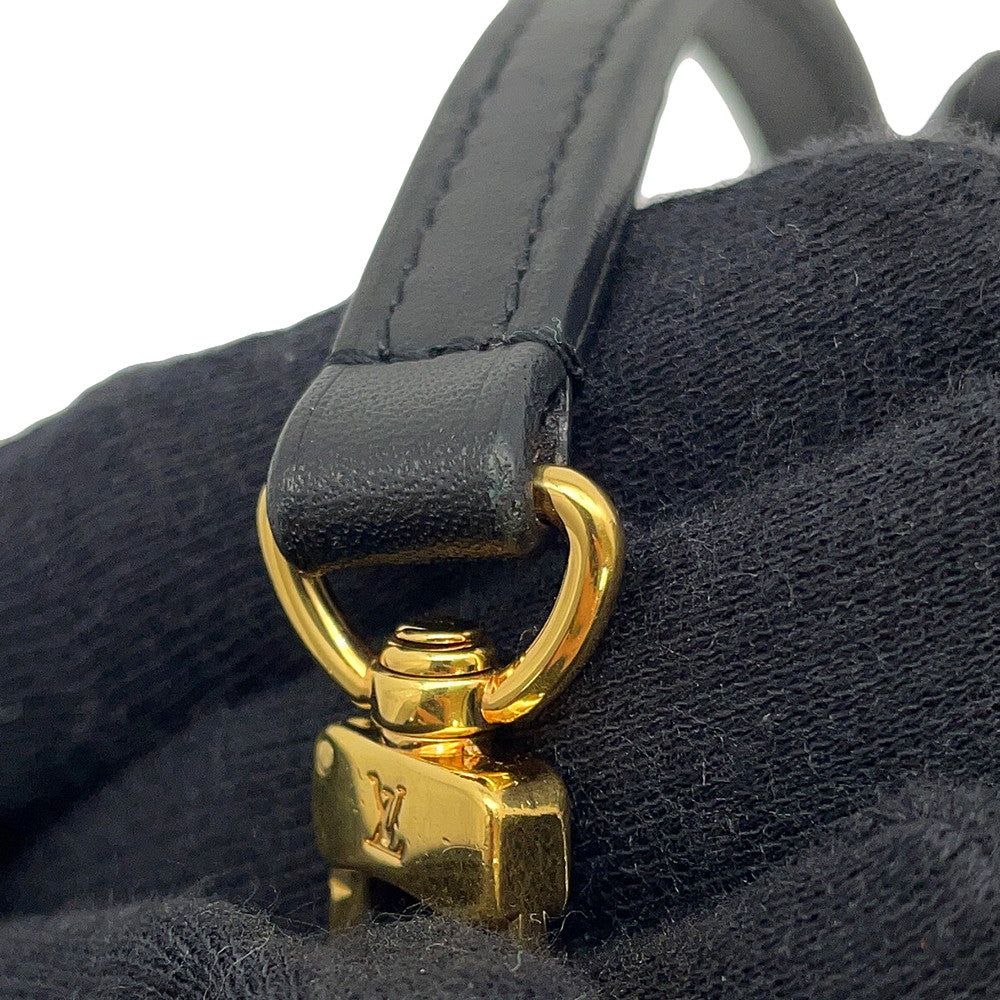 LOUIS VUITTON Pochette double zip NoirM69203 Monogram Monogram / Giant Reverse
