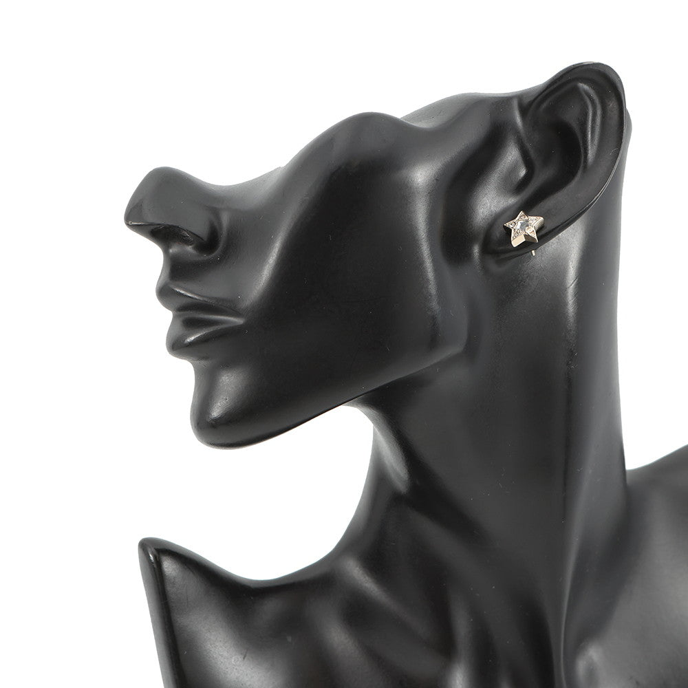 CHANEL Mini earrings set of 4ABF373 Metal Rhinestone