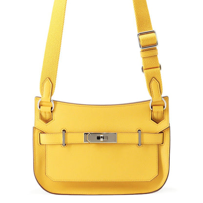 HERMES Jypsiere Jaune Ambre Evercolor Size Mini