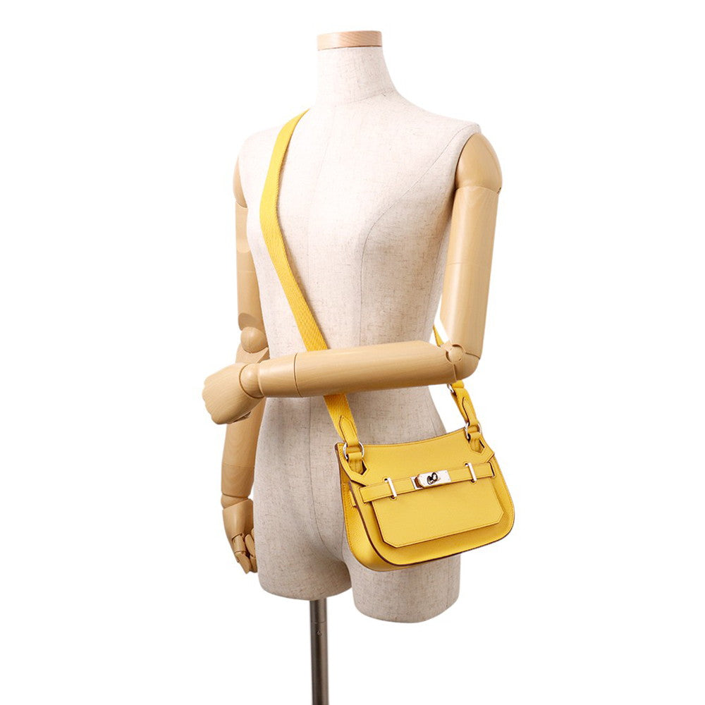 HERMES Jypsiere Jaune Ambre Evercolor Size Mini