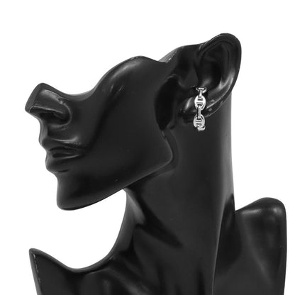 HERMES Chaine d'Ancre Earrings SV925