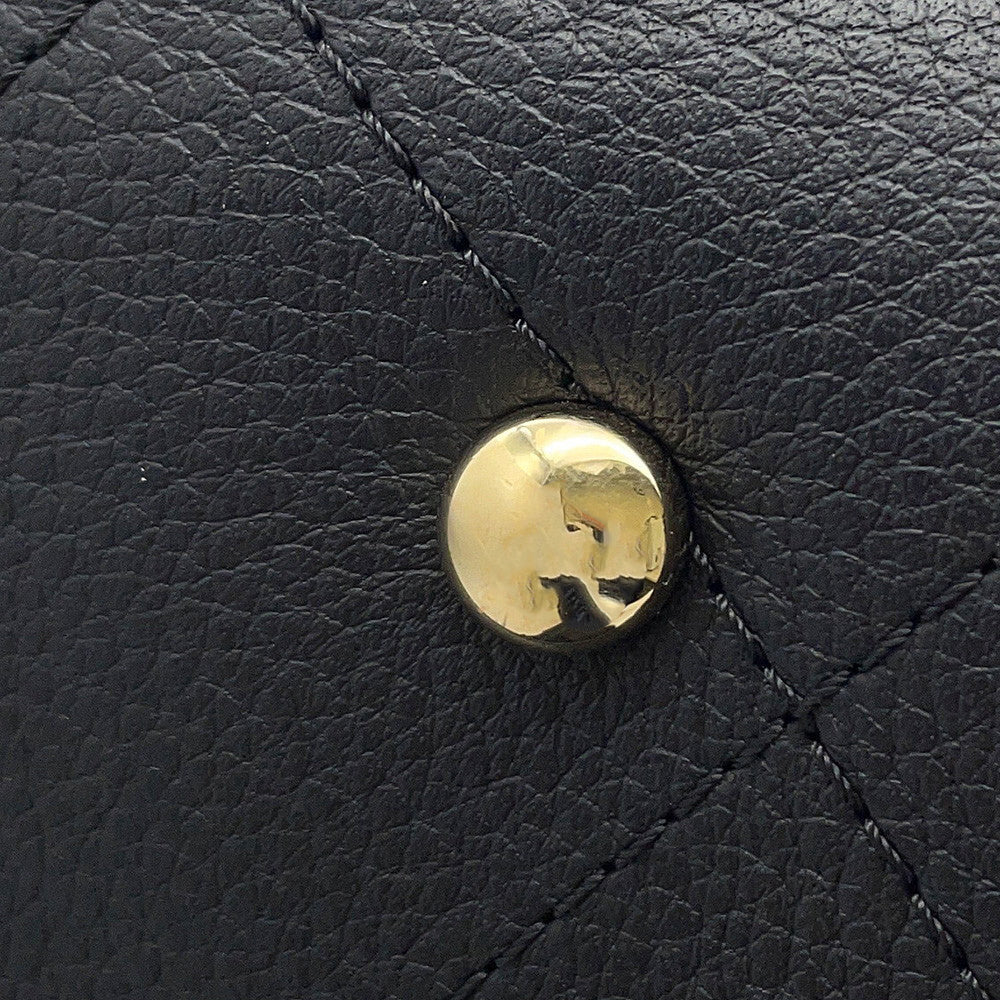 CHANEL Matelasse Shopping Tote Bag BlackAS0356 Calf Leather Size Medium