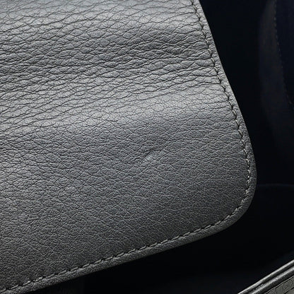 CHANEL Matelasse Shopping Tote Bag BlackAS0356 Calf Leather Size Medium