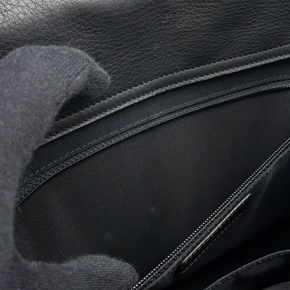CHANEL Matelasse Shopping Tote Bag BlackAS0356 Calf Leather Size Medium