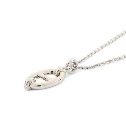 HERMES Mini Mayon Necklace Size PM claim Lacquer Metal