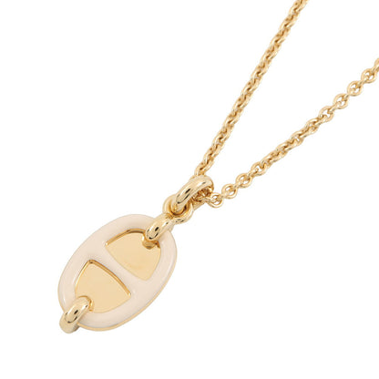 HERMES Mini Mayon Necklace Size PM claim Lacquer Metal