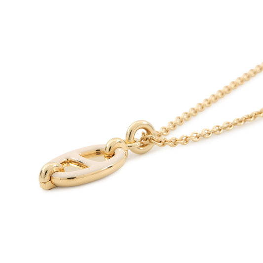 HERMES Mini Mayon Necklace Size PM claim Lacquer Metal