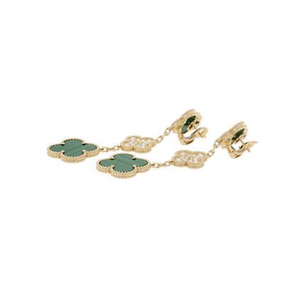 Van Cleef & Arpels Magic Alhambra Earring 3 MotifVCARO9II00 18K Yellow Gold