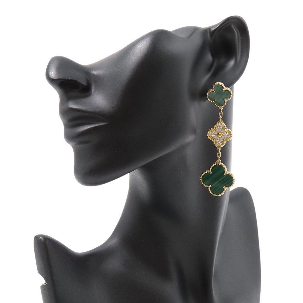 Van Cleef & Arpels Magic Alhambra Earring 3 MotifVCARO9II00 18K Yellow Gold
