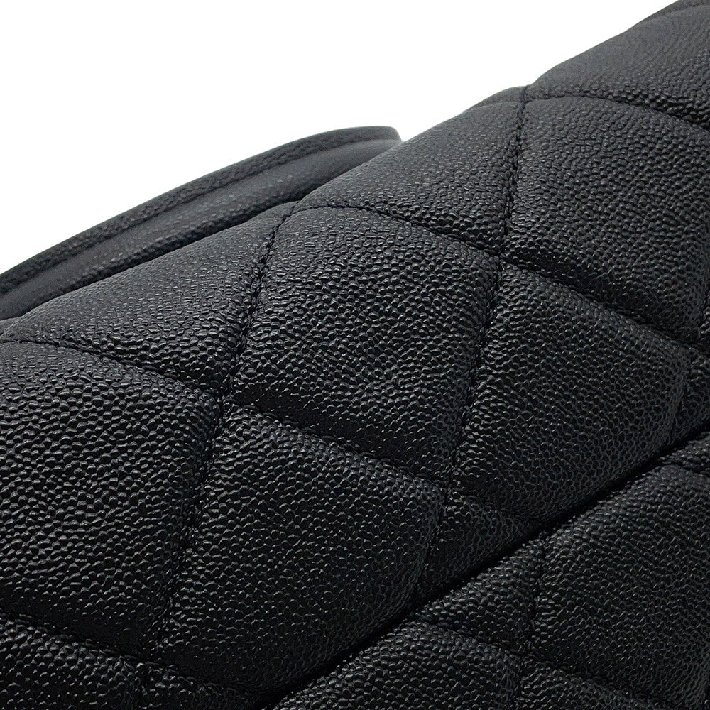 CHANEL Matelasse Bowling Bag BlackAS3893 Caviar Leather