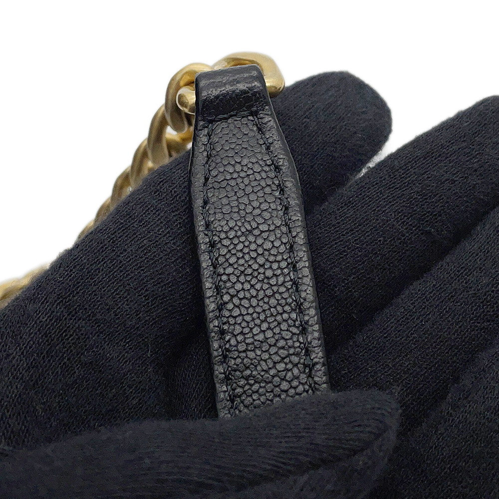 CHANEL Matelasse Bowling Bag BlackAS3893 Caviar Leather