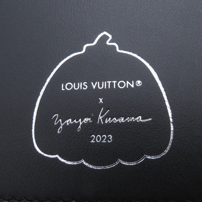 LOUIS VUITTON LV × YK Portefeuille Capucine Compact Noir/MulticolorM81963 Taurillon Leather/Painted Dot