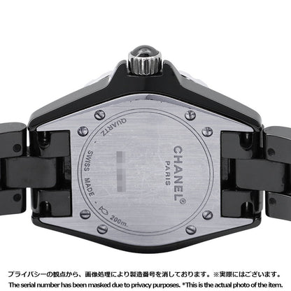 CHANEL J12 W33mm Ceramic Stainless Steel Black DialH1625