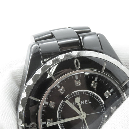CHANEL J12 W33mm Ceramic Stainless Steel Black DialH1625