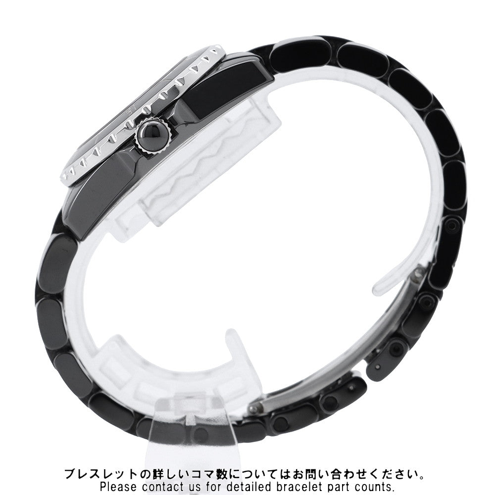 CHANEL J12 W33mm Ceramic Stainless Steel Black DialH1625