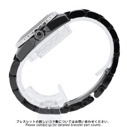 CHANEL J12 W33mm Ceramic Stainless Steel Black DialH1625