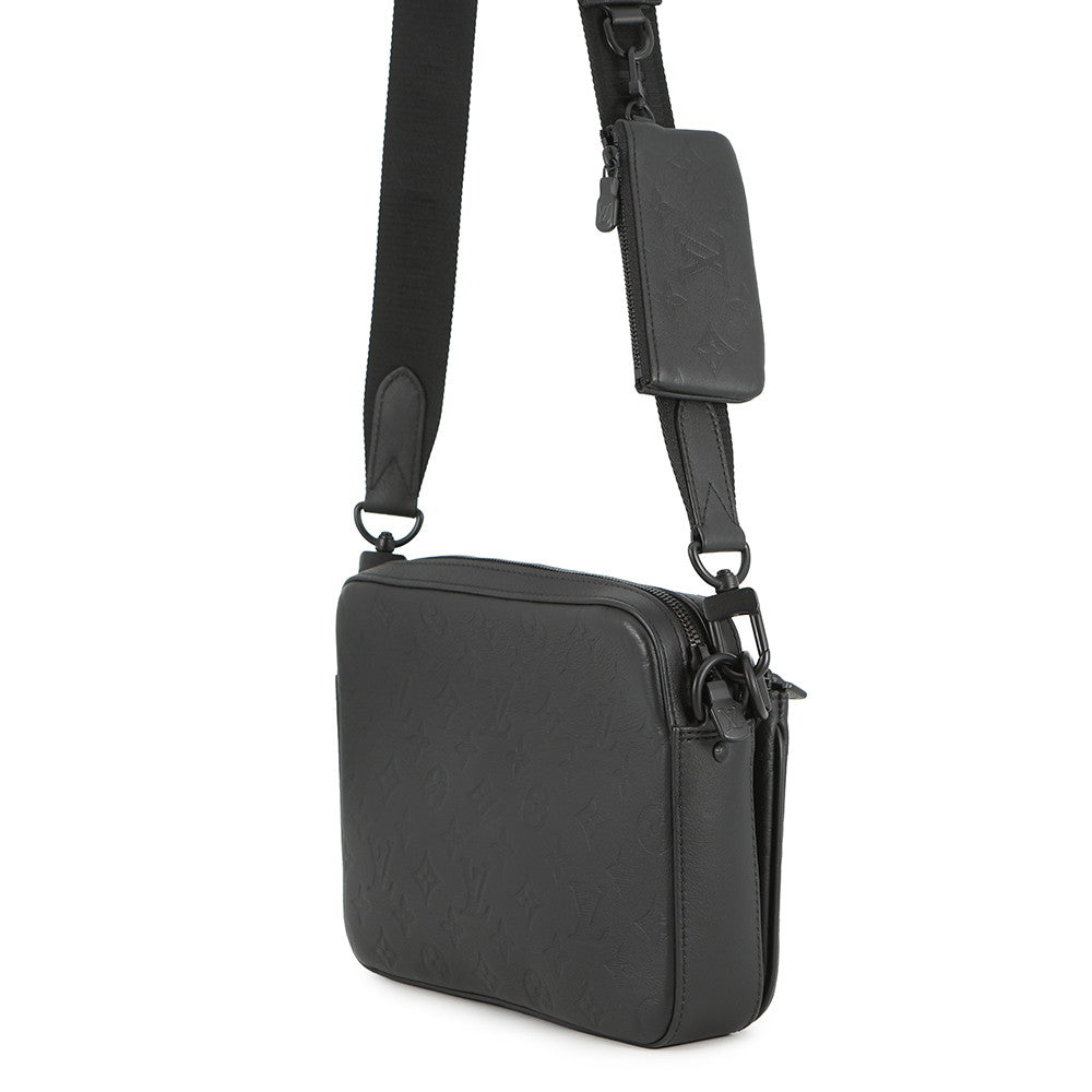 LOUIS VUITTON Trio Messenger NoirM46602 Monogram Shadow