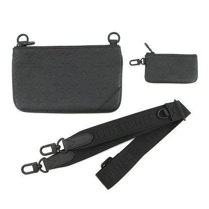 LOUIS VUITTON Trio Messenger NoirM46602 Monogram Shadow