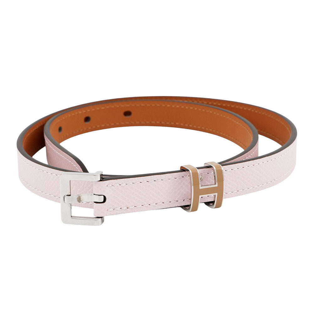 HERMES Belt Pop H 15 Size 70 Mauve Pale/ChaiH010709UKAC070 Epsom