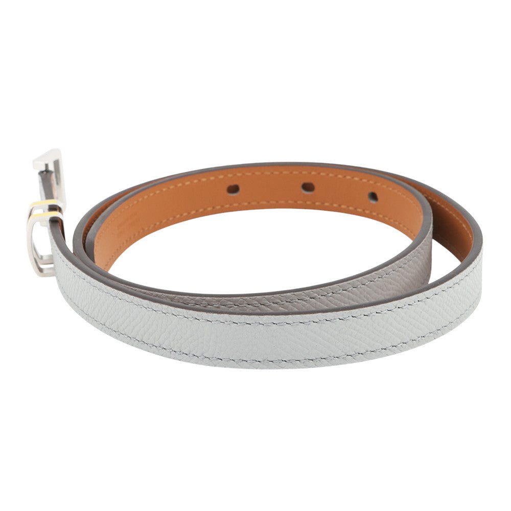 HERMES Belt Pop H Size 70 Blue Gacier/JauneH010709UKAB070 Epsom