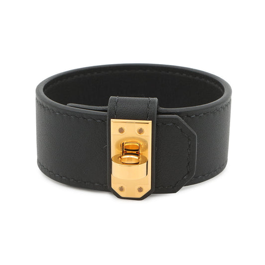 HERMES Kelly Twist Bracelet Small Kelly Twist PM Size T2 BlackH011078CC89 Swift Leather