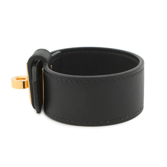 HERMES Kelly Twist Bracelet Small Kelly Twist PM Size T2 BlackH011078CC89 Swift Leather