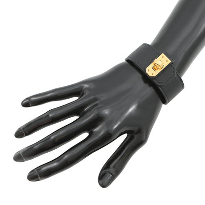 HERMES Kelly Twist Bracelet Small Kelly Twist PM Size T2 BlackH011078CC89 Swift Leather