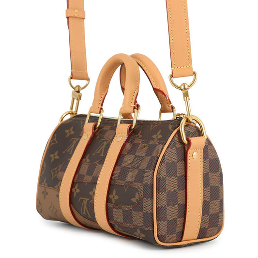 LOUIS VUITTON Keepall Bandouliere BrownM15428 Monogram・Landscape Size 25