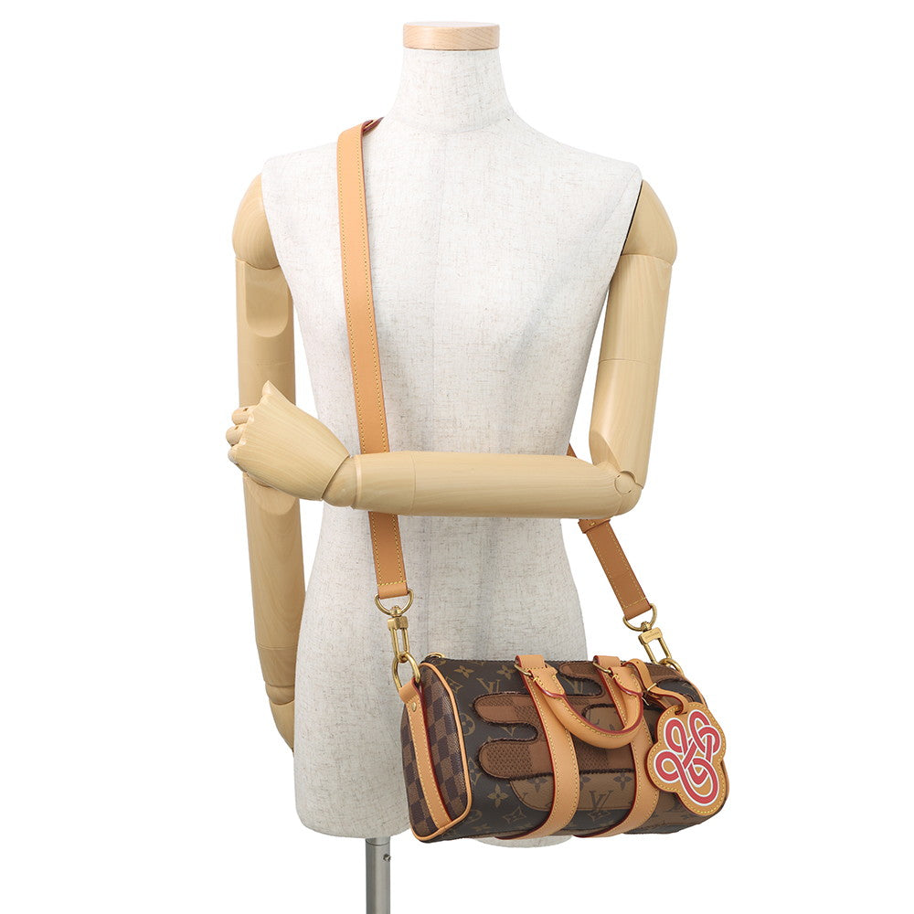 LOUIS VUITTON Keepall Bandouliere BrownM15428 Monogram・Landscape Size 25