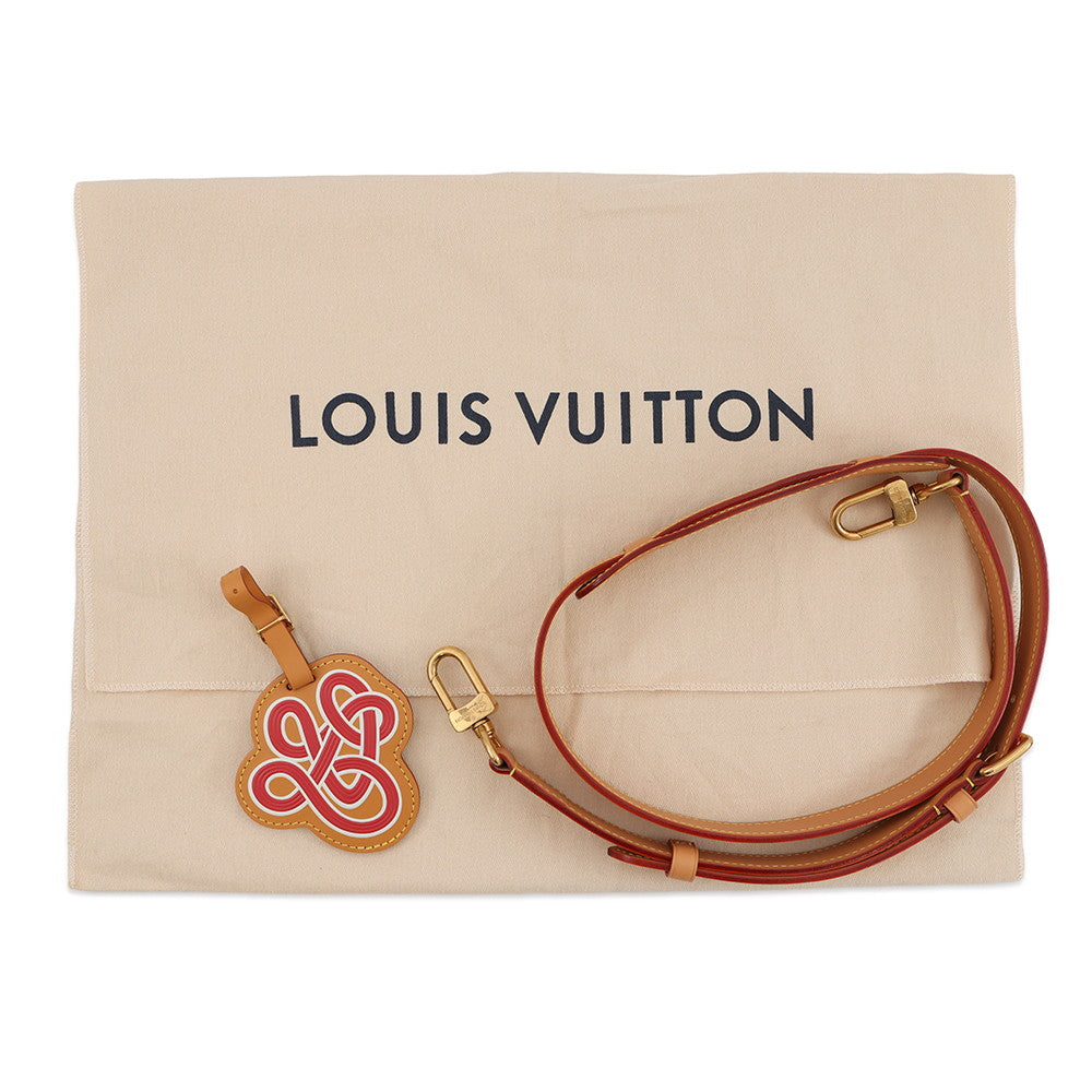 LOUIS VUITTON Keepall Bandouliere BrownM15428 Monogram・Landscape Size 25