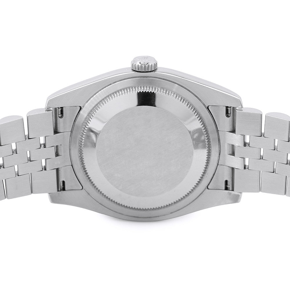 ROLEX Datejust W36mm Stainless Steel K18WG Black concentric Dial116234